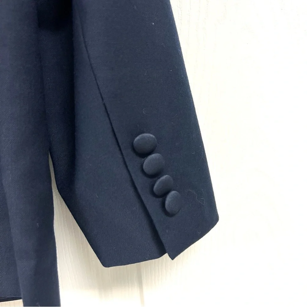 CALVIN KLEIN Extreme Fit 100% Wool black blazer men’s size 38R luxury
